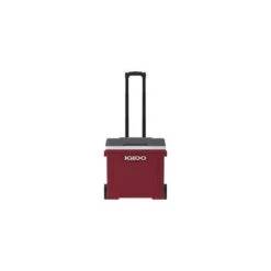 Igloo Latitude Quantum 30 Roller Wheeled Portable Cool Box - Red