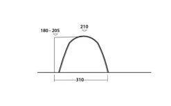 Easy Camp Fairfields Drive Away Awning (2022) -Cheap Cook N Camp Store 120375 Fairfields DrawingOther4