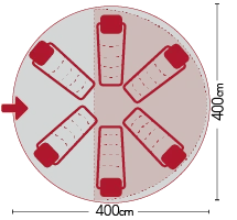 Quest Signature 4m Classic Bell Tent 3 Quest Signature 4m Classic Bell Tent - Image 3