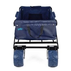 Yello Folding Beach Trolley 10 Yello Folding Beach Trolley -Cheap Cook N Camp Store BGG1675 yello foldable trolley blue front copy