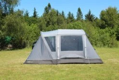 Outdoor Revolution Cayman Curl Low Air Drive Away Awning 2022 -Cheap Cook N Camp Store CaymanCurl2022wPorchDoor2