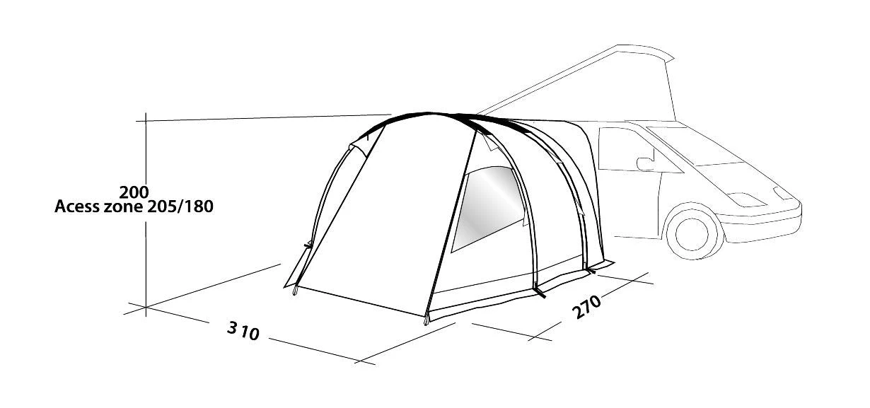 Easy Camp Shamrock Drive Away Awning 2 Easy Camp Shamrock Drive Away Awning - Image 2