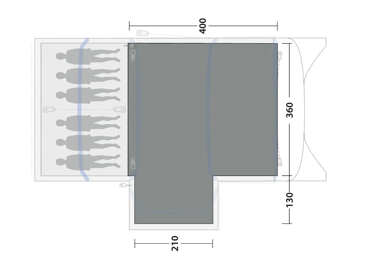 Outwell Vermont 7PE Woven Carpet 3 Outwell Vermont 7PE Woven Carpet - Image 3