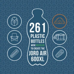 Vango Joro Air 600XL Sentinel Eco Dura Tent -Cheap Cook N Camp Store Joro Air 600XL Bottle Count small