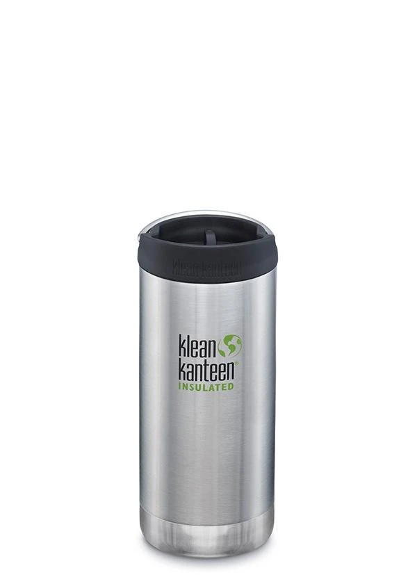 Klean Kanteen Insulated TK Wide With Café Cap 355ml - Brushed Steel 1 Klean Kanteen Insulated TK Wide With Café Cap 355ml - Brushed Steel