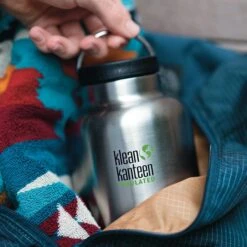 Klean Kanteen Insulated TK Wide With Café Cap 1900ml - Black -Cheap Cook N Camp Store K64TKWSSL BS 64oz insulated bottle loop cap lifestyle