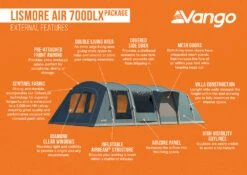 Vango Lismore Air 700DLX Tent Package 17 Vango Lismore Air 700DLX Tent Package -Cheap Cook N Camp Store Lismore Air 700DLX Package