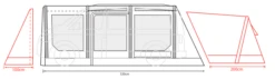 Outdoor Revolution Movelite T4E PC LOW Drive Away Awning -Cheap Cook N Camp Store MoveliteT4E2