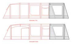 Outdoor Revolution Airedale 6S /6SE Front Porch Extension -Cheap Cook N Camp Store airedale 6s se front porch extension fp 3
