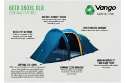 Vango Beta 350XL CLR Tent -Cheap Cook N Camp Store beta 350xl clr 2
