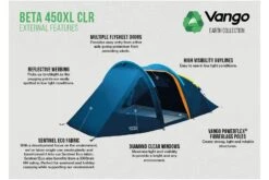 Vango Beta 450XL CLR XL Tent -Cheap Cook N Camp Store beta 450xl clr