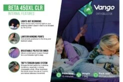 Vango Beta 450XL CLR XL Tent -Cheap Cook N Camp Store beta 450xl clr 3