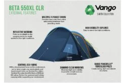 Vango Beta 550XL CLR XL Tent -Cheap Cook N Camp Store beta 550xl clr 1