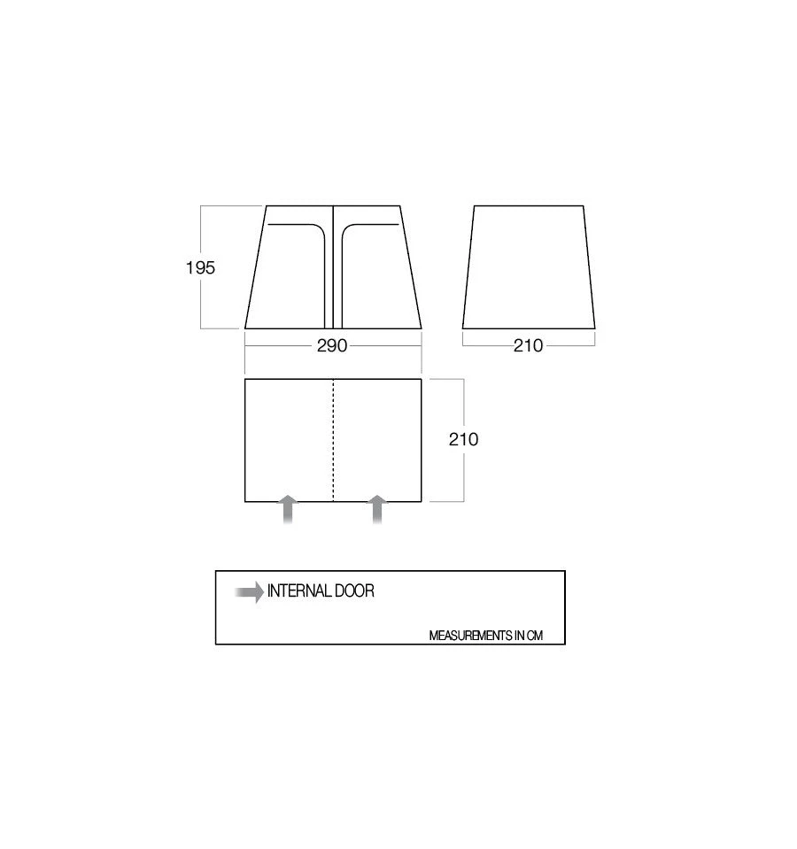 Vango Galli Double Inner Bedroom - BR005 1 Vango Galli Double Inner Bedroom - BR005