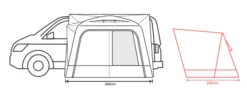 Outdoor Revolution Cayman Air Midline 220cm - 255cm Drive Away Awning -Cheap Cook N Camp Store cayman air 3 079a30f0 80eb 456f 87fa 0939fcc54448