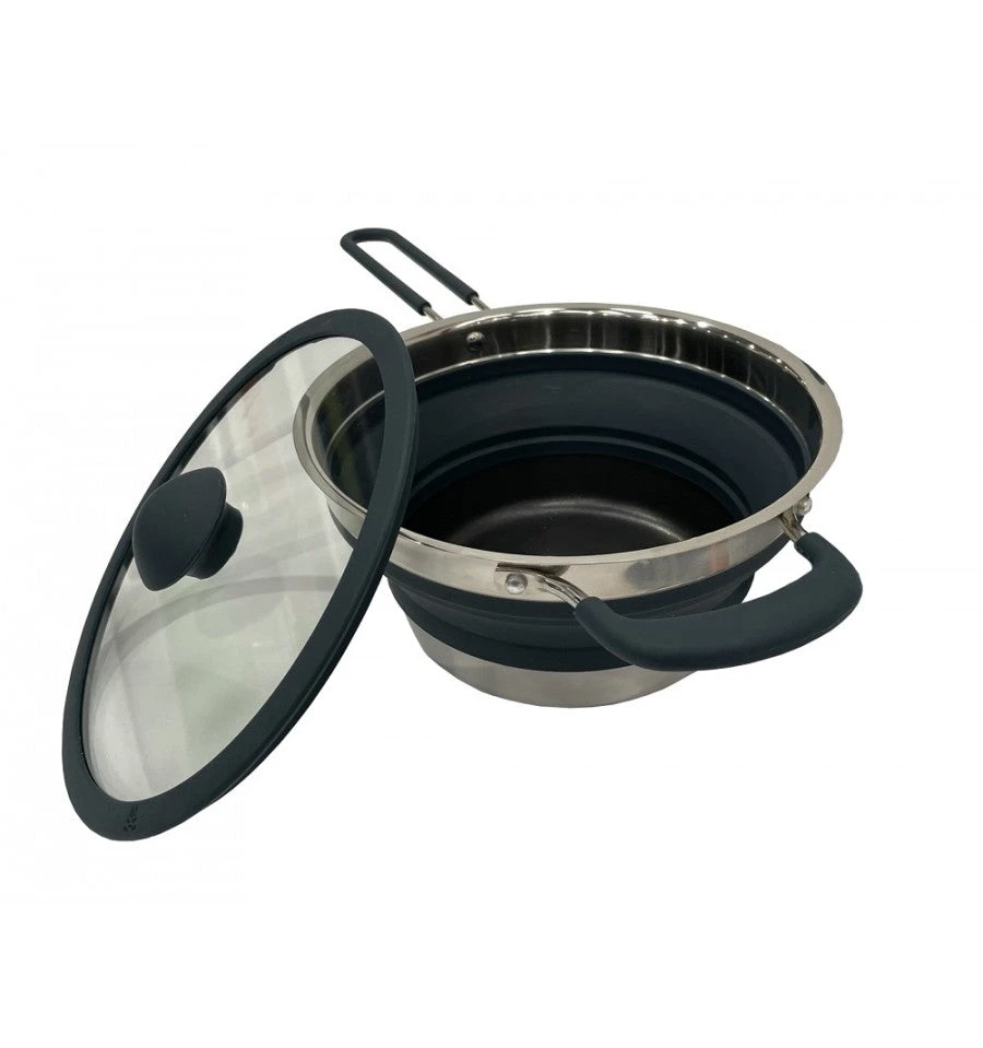 Vango Cuisine 1.5L Non-Stick Pot - Deep Grey 2 Vango Cuisine 1.5L Non-Stick Pot - Deep Grey - Image 2