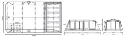 Outdoor Revolution O Zone 6.0XTR Safari Tent Package -Cheap Cook N Camp Store floorplan 2 11 25e79dbd 61e4 4ddb b42a 4bcd4cc086b2