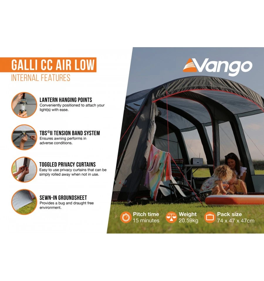 Vango Galli CC Air Low Drive Away Awning 4 Vango Galli CC Air Low Drive Away Awning - Image 4