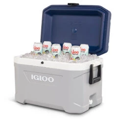 Igloo Maxcold 54QT Cool Box -Cheap Cook N Camp Store igloo maxcold 50 ice chest cool box uk 50557 02 75278
