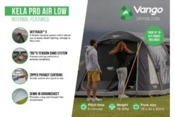Vango Kela Pro Air Low Drive Away Awning -Cheap Cook N Camp Store kela pro air low 2