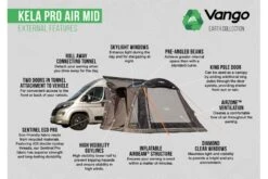 Vango Kela Pro Air Mid Drive Away Awning -Cheap Cook N Camp Store kela pro air mid 9