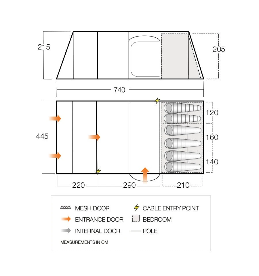 Vango Somerton 650XL Tent Package Deal (2021) 3 Vango Somerton 650XL Tent Package Deal (2021) - Image 3