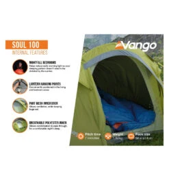 Vango Soul 100 Tent -Cheap Cook N Camp Store soul 100 3